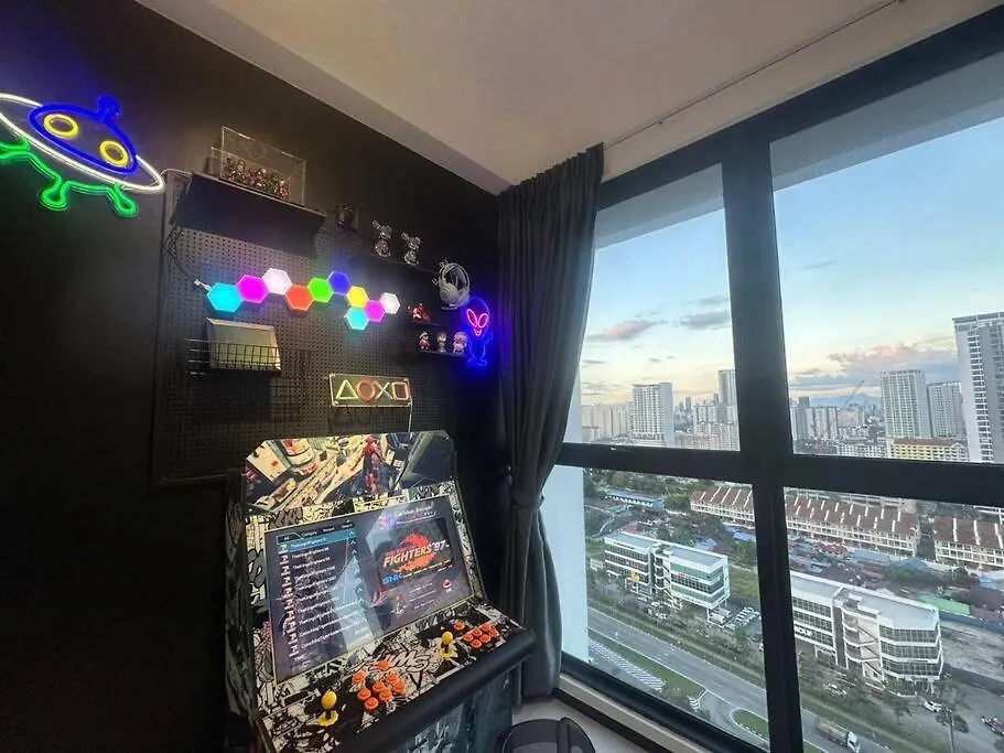 Διαμέρισμα 3 Room/3 Queen Bed, Urban Suite Arcade Room #2Carpark Jelutong