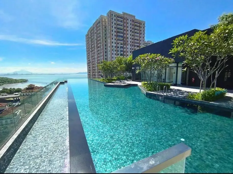 Διαμέρισμα 3 Room/3 Queen Bed, Urban Suite Arcade Room #2Carpark Jelutong